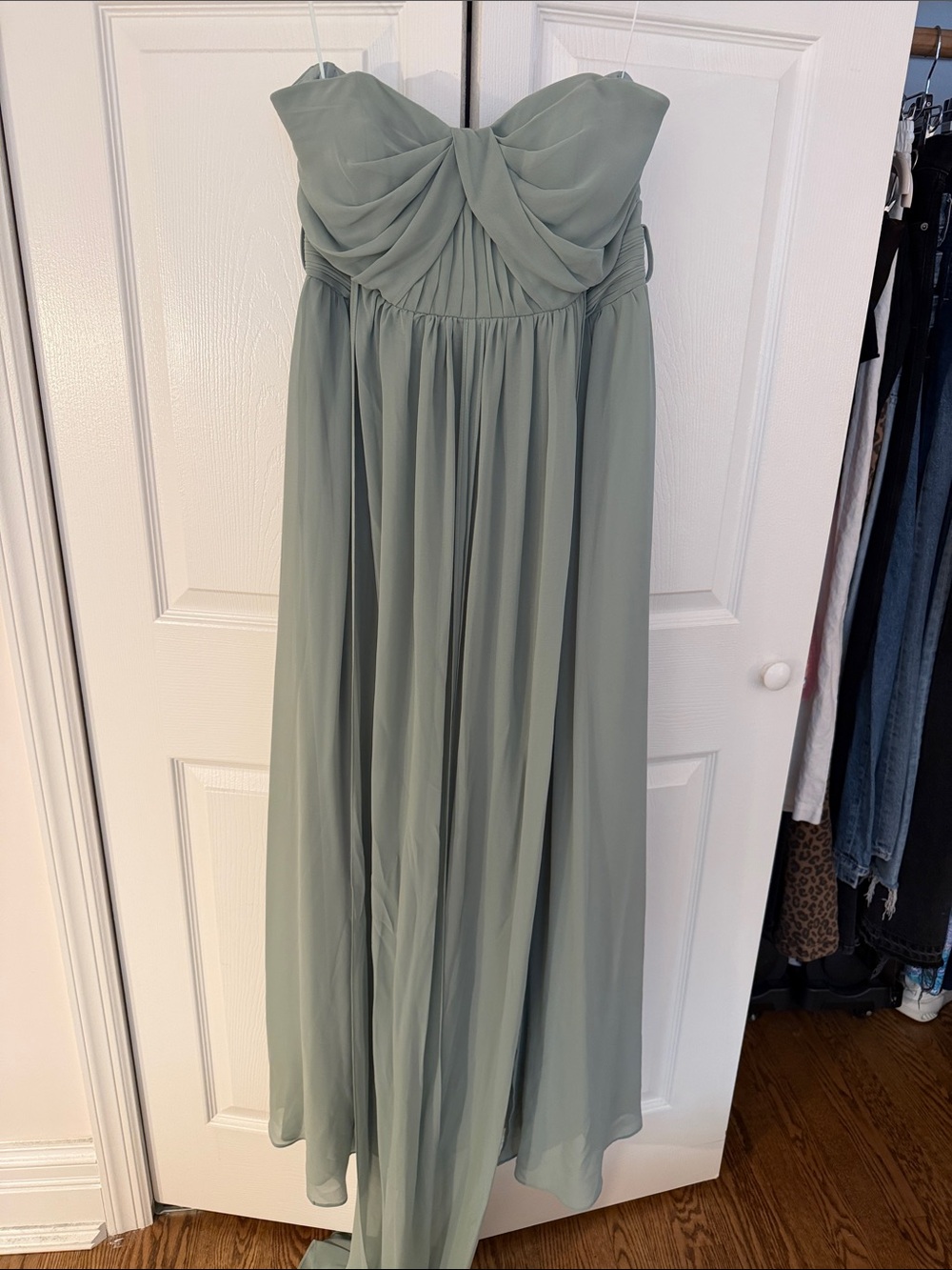 5 Way Grace Chiffon Maxi Dress in Sage Green